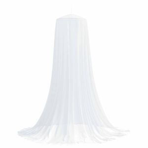 vidaXL Sz&uacute;nyogh&aacute;l&oacute; &aacute;gyhoz 3 db 156 mesh Feh&eacute;r ⌀56 x 220 cm Poli&eacute;szter