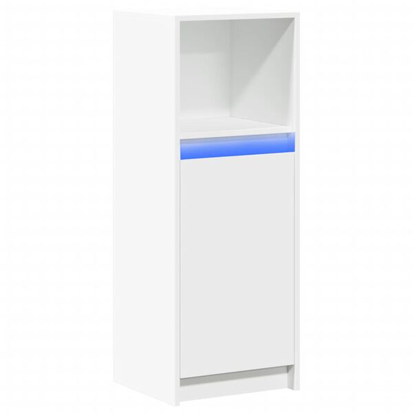 vidaXL fehér szerelt fa tálalószekrény LED-del 38 x 34 x 100 cm