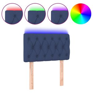 vidaXL k&eacute;k sz&ouml;vet LED-es fejt&aacute;mla 80 x 7 x 78/88 cm