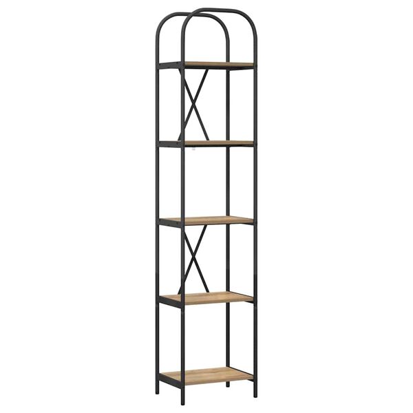 vidaXL K&ouml;nyvespolc Artisan t&ouml;lgy 40 x 30 x 183 cm Faanyag