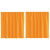 vidaXL 2 db narancss&aacute;rga f&aacute;tyolf&uuml;gg&ouml;ny&ouml;k hurokkal 140x140 cm