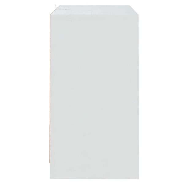 vidaXL feh&eacute;r szerelt fa t&aacute;lal&oacute;szekr&eacute;ny 70x41x75 cm