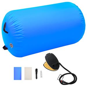 vidaXL k&eacute;k PVC felf&uacute;jhat&oacute; tornahenger pump&aacute;val 100 x 60 cm