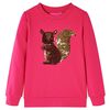 vidaXL Gyerek pul&oacute;ver Bright Rose 116