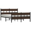 vidaXL barna t&ouml;lgy sz&iacute;nű f&eacute;m &aacute;gykeret matrac n&eacute;lk&uuml;l 150 x 200 cm