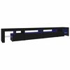 vidaXL fekete TV-szekr&eacute;ny LED-l&aacute;mp&aacute;kkal 290x36,5x40 cm