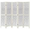 vidaXL 5 paneles feh&eacute;r t&ouml;m&ouml;r cs&aacute;sz&aacute;rfa t&eacute;relv&aacute;laszt&oacute;