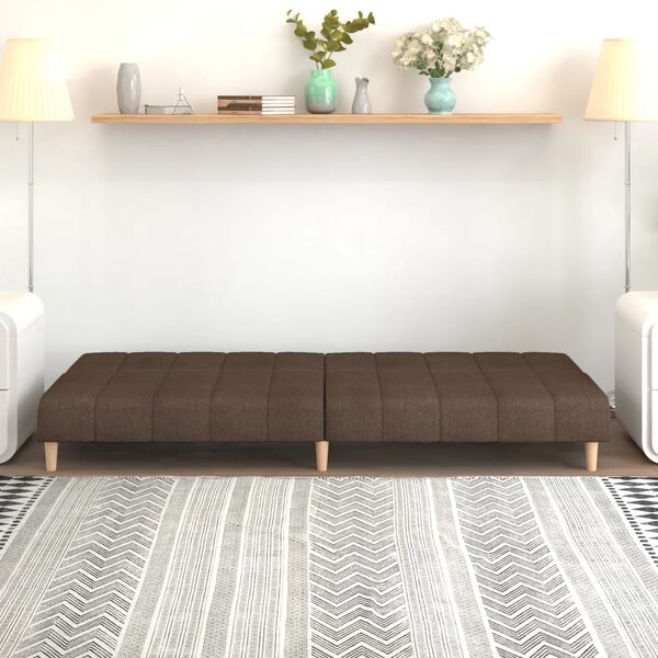 vidaXL k&eacute;tszem&eacute;lyes t&oacute;psz&iacute;nű sz&ouml;vet kanap&eacute;&aacute;gy