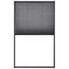 vidaXL antracitsz&uuml;rke alum&iacute;nium plisz&eacute; ablaksz&uacute;nyogh&aacute;l&oacute; 120 x 160 cm
