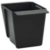 vidaXL Vir&aacute;gboxok euro raklapokhoz 24 pcs Fekete 13,5 x 9 x 9,5 cm