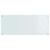 vidaXL Konyhai splashback Feh&eacute;r 120 x 50 cm edzett &uuml;veg