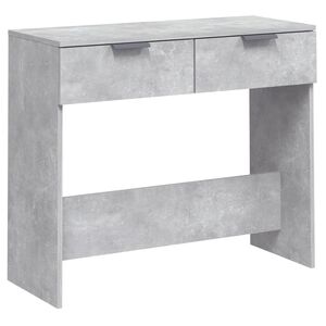 vidaXL betonsz&uuml;rke szerelt fa t&aacute;lal&oacute;asztal 90 x 36 x 75 cm