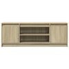 vidaXL sonoma t&ouml;lgy sz&iacute;nű szerelt fa LED-es TV-szekr&eacute;ny 139,5x34x50 cm