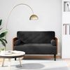 vidaXL fekete b&aacute;rsony loveseat kanap&eacute; p&aacute;rn&aacute;kkal 110 cm