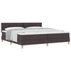 vidaXL Boxrug&oacute;s &aacute;gy p&aacute;rn&aacute;val S&ouml;t&eacute;t Barna 200 x 200 cm sz&ouml;vet