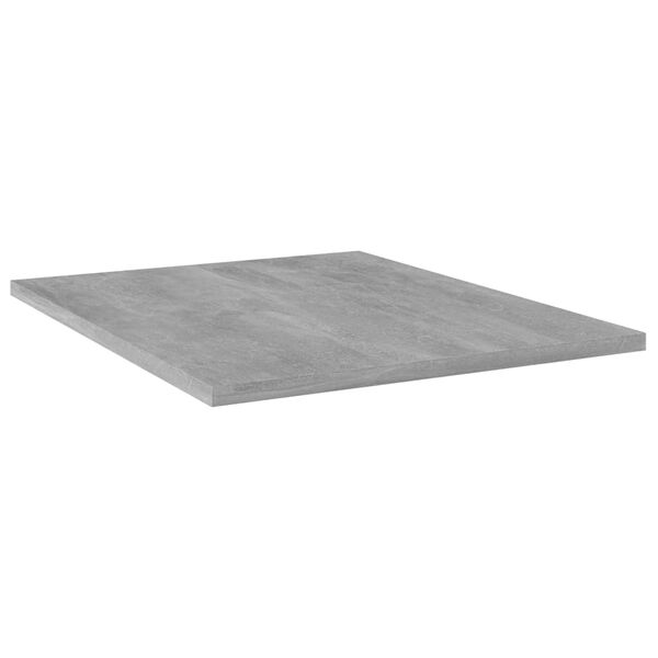 vidaXL 4 db betonsz&uuml;rke szerelt fa k&ouml;nyvespolc 40 x 50 x 1,5 cm