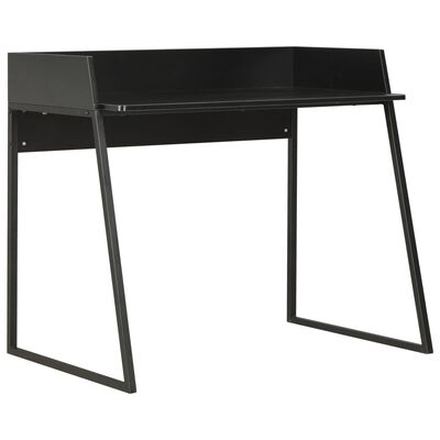 vidaXL fekete íróasztal 90 x 60 x 88 cm
