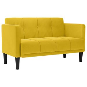 vidaXL s&aacute;rga b&aacute;rsony loveseat kanap&eacute; 111 cm
