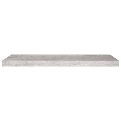 vidaXL 4 db betonszürke MDF lebegő fali polc 80 x 23,5 x 3,8 cm