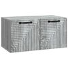 vidaXL Fali TV szekr&eacute;ny Sz&uuml;rke Sonoma 59,5 x 31 x 30 cm Szerelt Fa