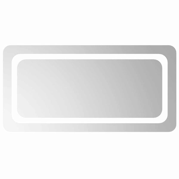 vidaXL LED-es f&uuml;rdőszobat&uuml;k&ouml;r 80 x 40 cm