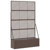 vidaXL Kertifuttat&oacute; vir&aacute;g&aacute;gy&aacute;s Barna 105 x 30 x 170 cm F&eacute;m