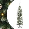 vidaXL Mű Karcs&uacute; Kar&aacute;csonyi Fa Z&ouml;ld &eacute;s Feh&eacute;r 120 cm