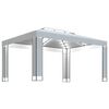 vidaXL feh&eacute;r pavilon LED f&eacute;nyf&uuml;z&eacute;rrel 3 x 4 m