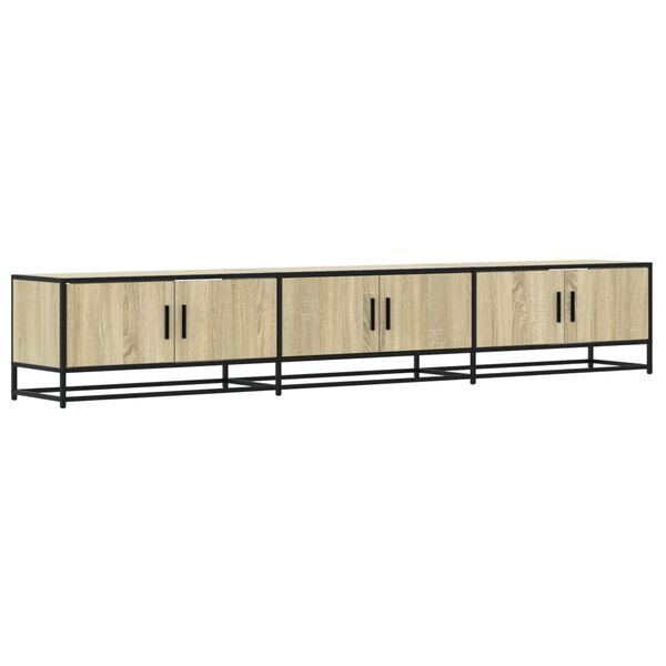 vidaXL sonoma t&ouml;lgy sz&iacute;nű szerelt fa TV-szekr&eacute;ny 240 x 35 x 41 cm