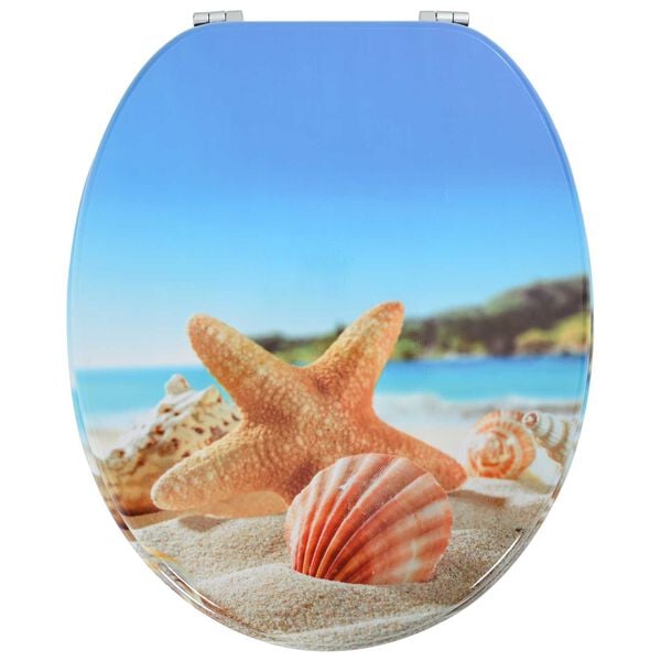 vidaXL WC &uuml;lőke Vil&aacute;gosk&eacute;k 44 x 38 cm MDF lap