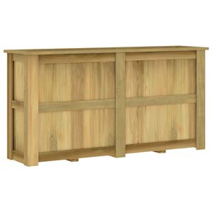 vidaXL impregn&aacute;lt fenyőfa magas&aacute;gy&aacute;s 196 x 50 x 100 cm