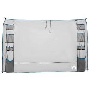 vidaXL Akaszt&oacute;s s&aacute;tor szervező Sz&uuml;rke &eacute;s K&eacute;k 320 x 182 cm oxford