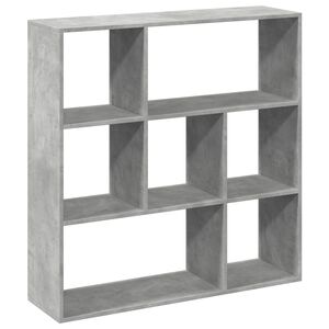 vidaXL betonsz&uuml;rke szerelt fa elv&aacute;laszt&oacute; k&ouml;nyvespolc 102x29x103,5 cm