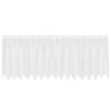vidaXL Csipk&eacute;s F&uuml;gg&ouml;ny f&uuml;gg&ouml;ny&ouml;kkel Feh&eacute;r 80 x 400 cm Poli&eacute;szter