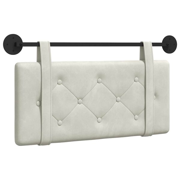 vidaXL Fali Fejt&aacute;mla Falra szerelhető Kr&eacute;m 100 x 55 x 5 cm B&aacute;rsony