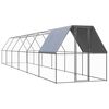 vidaXL k&uuml;lt&eacute;ri horganyzott ac&eacute;l ty&uacute;k&oacute;l 2 x 12 x 2 m