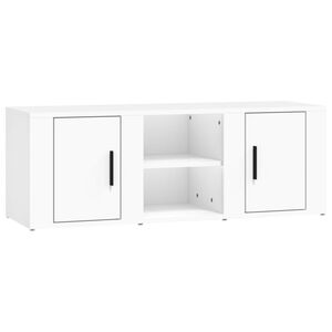 vidaXL feh&eacute;r szerelt fa TV-szekr&eacute;ny 100x31,5x35 cm