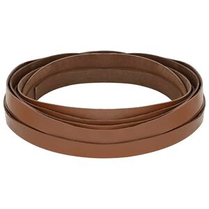vidaXL Bőr heveder 1 Barna 500 x 1,5 cm Bőr
