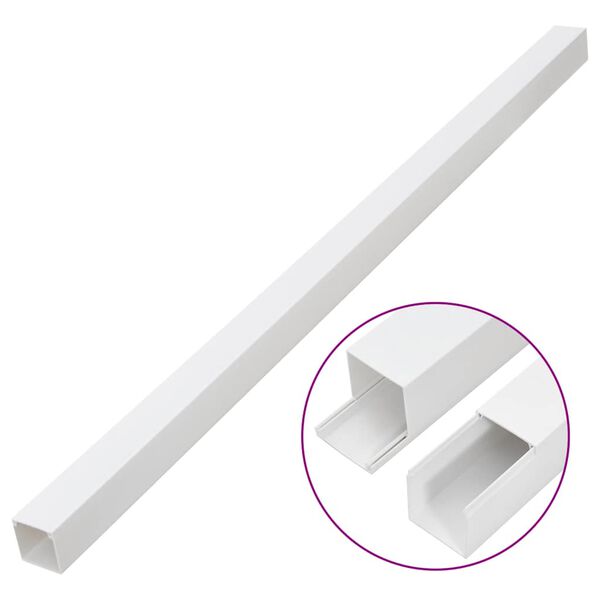 vidaXL PVC k&aacute;belcsatorn&aacute;k 33 x 33 mm 30 m
