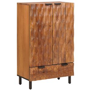 vidaXL Magasfi&uacute; Ak&aacute;cbarna fel&uuml;let 60 x 33 x 100 cm T&ouml;m&ouml;r Mang&oacute;f&aacute;t