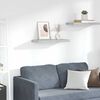 vidaXL betonsz&uuml;rke MDF lebegő fali polc 60 x 23,5 x 3,8 cm
