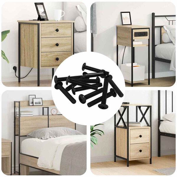 vidaXL Csavar 2647 pcs Ez&uuml;st 5 x 30 mm Vas