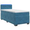 vidaXL Boxspring &aacute;gy matraccal &eacute;s LED-del K&eacute;k 80 x 200 cm B&aacute;rsony