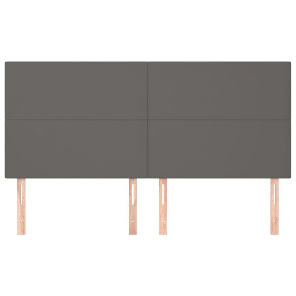 vidaXL sz&uuml;rke műbőr fejt&aacute;mla 180x5x118/128 cm