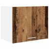 vidaXL F&uuml;ggő szekr&eacute;ny R&eacute;gi fa &eacute;s feh&eacute;r 50 x 31 x 40 cm Szerelt Fa