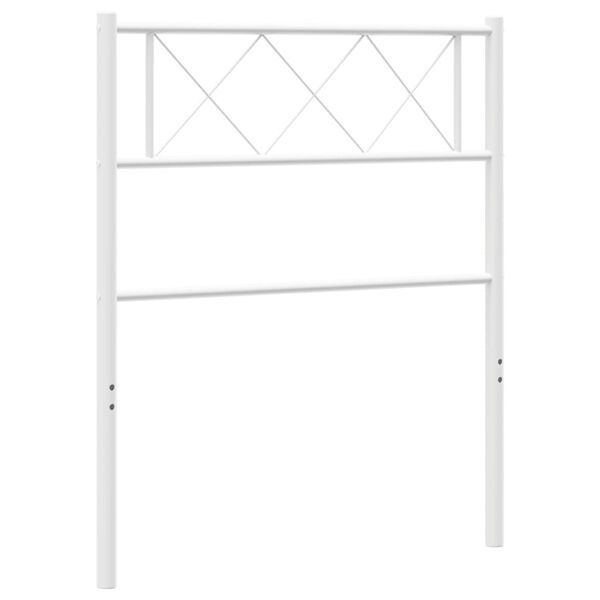 vidaXL fehér fém fejtámla 90 cm