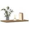 vidaXL 4 db kézműves tölgy színű szerelt fa fali polc 40 x 20 x 1,5 cm