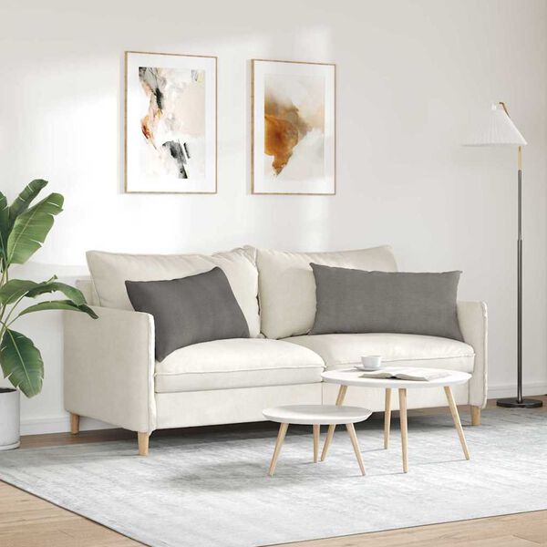 vidaXL Kanap&eacute; p&aacute;rn&aacute;k 2 pcs Vil&aacute;gossz&uuml;rke 80 x 40 cm B&aacute;rsonyos sz&ouml;vet