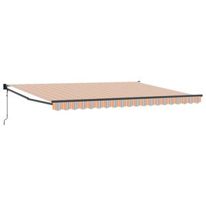 vidaXL Napernyő Soksz&iacute;nű 450 &times; 300 cm Poli&eacute;szter &eacute;s f&eacute;m