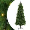 vidaXL Kar&aacute;csonyfa 300 LED-del &aacute;llv&aacute;nnyal Z&ouml;ld 240 cm PE